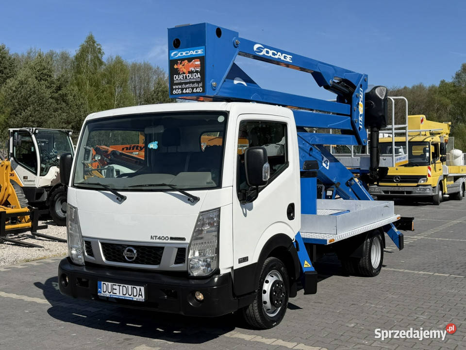Nissan Cabstar Zwyżka Podnośnik Koszowy SOCAGE Nissan Widełki