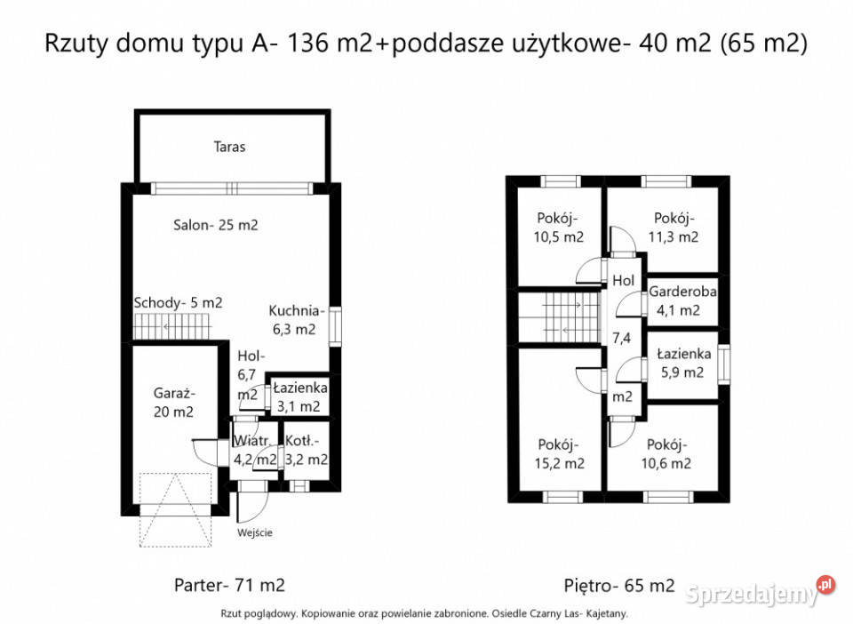 Energooszczędny dom 176 188 m2 Kajetany Nadarzyn 176m2