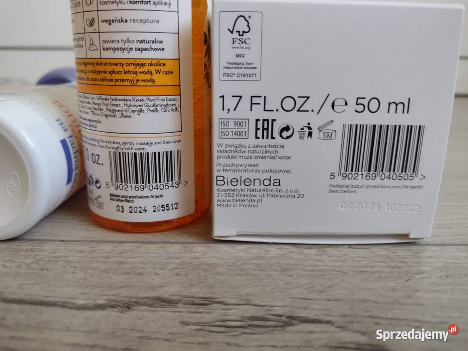 Zestaw kosmetyków pielęgnacja Bielenda Zdrowie i Uroda Puławy