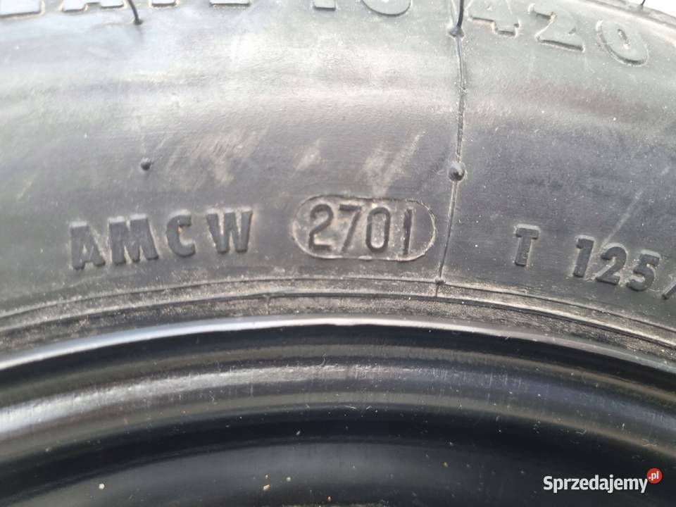 KOŁO ZAPASOWE DOJAZDOWE Volvo S40 V40 KOŁO Pozostałe Chełm sprzedam