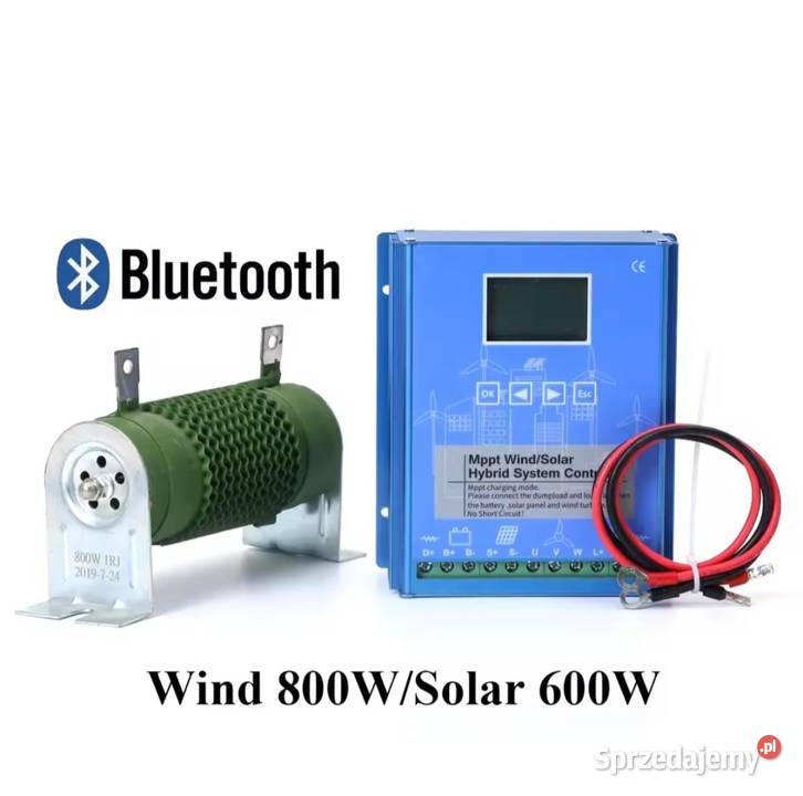Kontroler hybrydowy MPPT Wind 800W Solar 600W Ostrów Wielkopolski