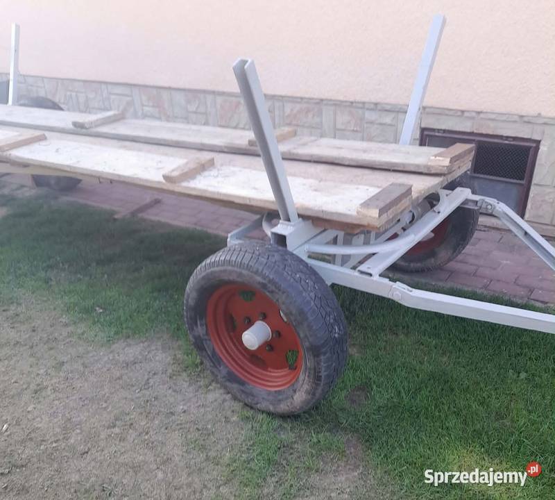 Wóz ciągnikowy mocny z hamulcem Strzyżów