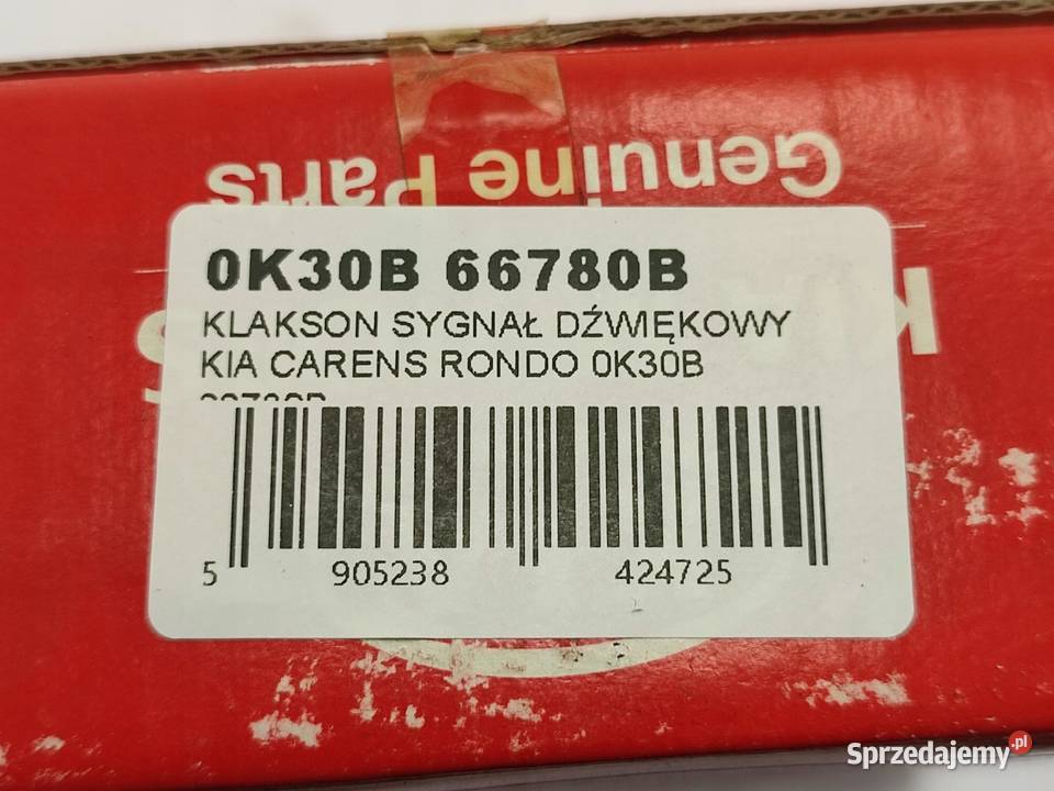 KLAKSON SYGNAŁ DŹWIĘKOWY KIA CARENS II 0206 osobowe