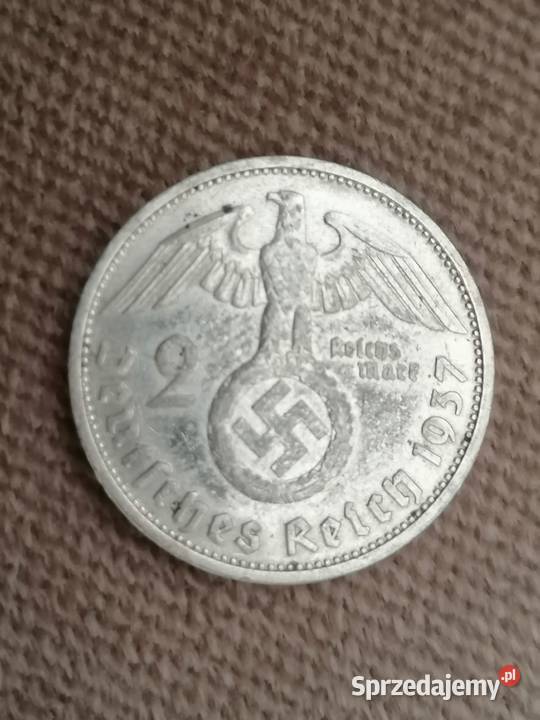 moneta 2 marki Niemcy 1937 Wrocław