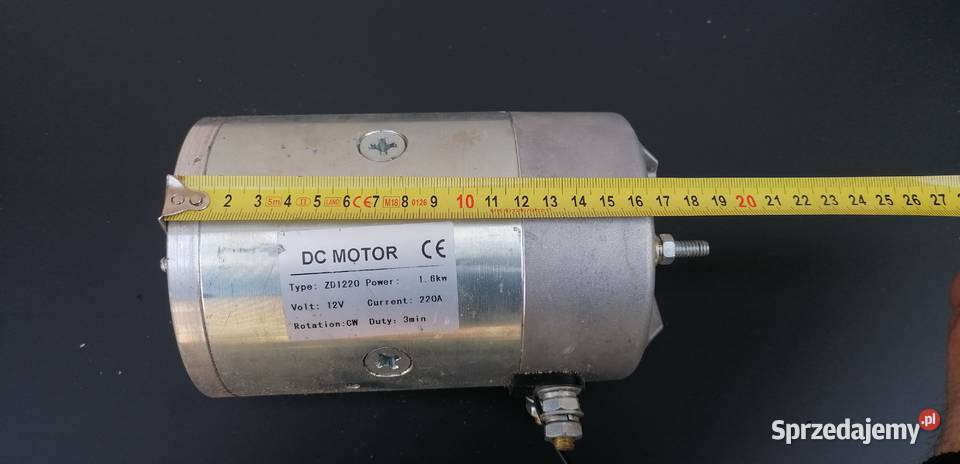 SILNIK PRĄDU STAŁEGO DC 12V 16Kw Grodzisk Wielkopolski