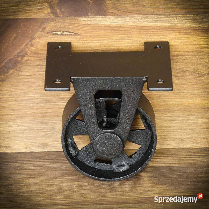 Kółko meblowe HUGO 100 mm CZARNE 10cm Meble świętokrzyskie Chmielnik