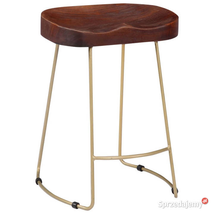 Stołki barowe Gavin 2 lite drewno mango WM247833