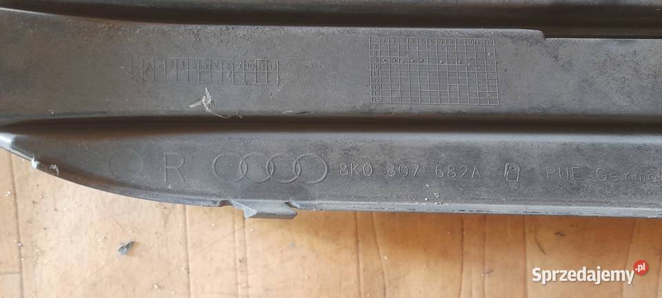 Kratka zaslepka zderzaka audi a4 b8 prawa osobowe Pozostałe Karpacz