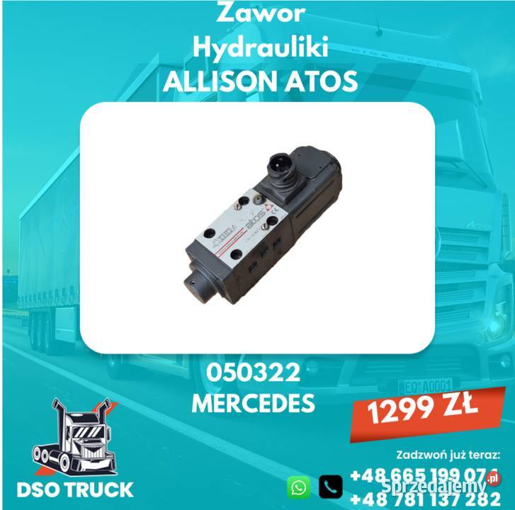 Zawor Hydrauliki ALLISON ATOS 050322 OS Skretna Zawichost
