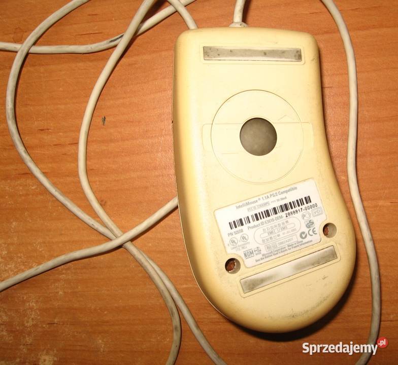 Zabytkowa mysz przewodowa Microsoft IntelliMouse pomorskie