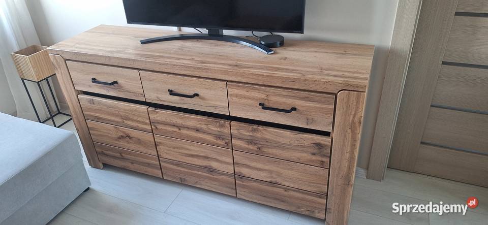 Komoda Bergen z szufladami i szafkami agata Komody Rumia
