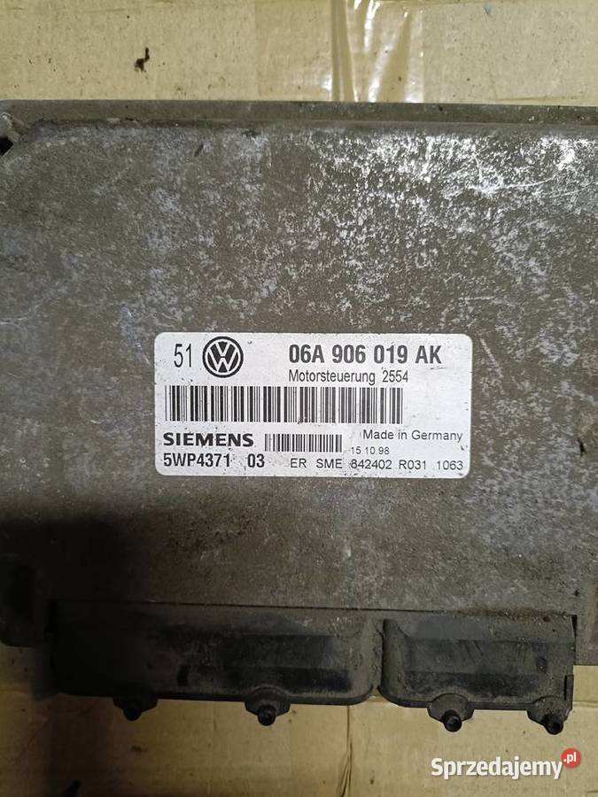 Komputer sterownik silnika VW Golf IV 16 B Komputery pomorskie Gdynia