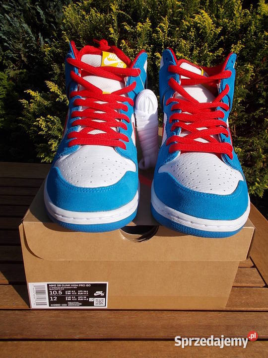Eur445 US105 Nike SB Dunk High Doraemon sprzedam