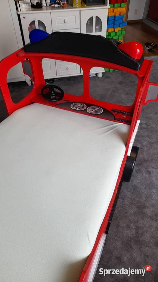 Łóżko dziecięce wóz strażacki
