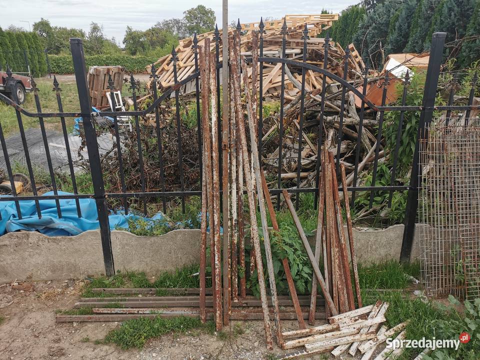 Profil Kwadrat Rura 4x25x3mm Malowany Urzywany wielkopolskie Grodzisk Wielkopolski sprzedam