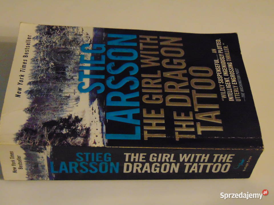 The Girl with the dragon tatoo Stieg Larsson Rok wydania 2009 Lublin