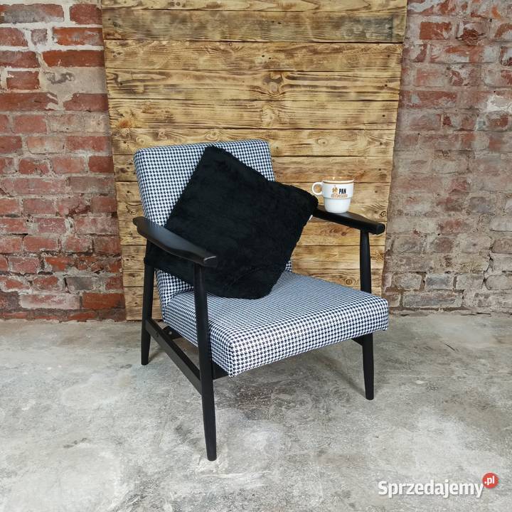 Fotel klubowy PRL B 7727 VINTAGE LOFT RUSTYKALNY Kołobrzeg sprzedam