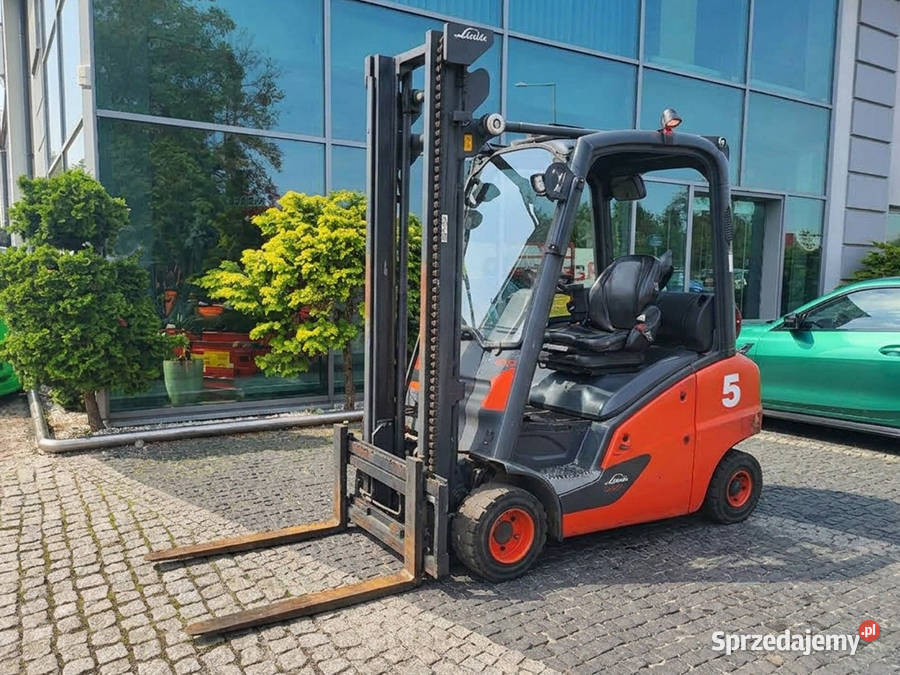 Wózek widłowy Linde H20T01 duplex 385 m LPG 2