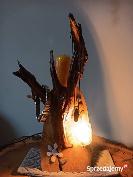 Lampa świecznik kwietnik