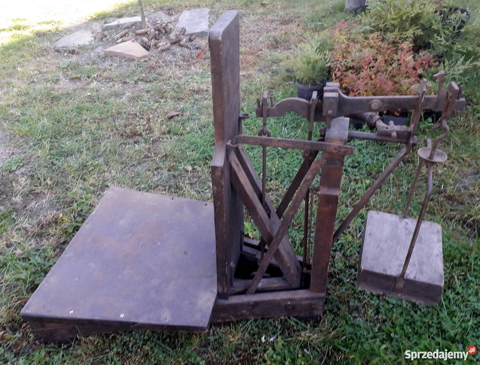 Przedwojenna waga dziesiętna