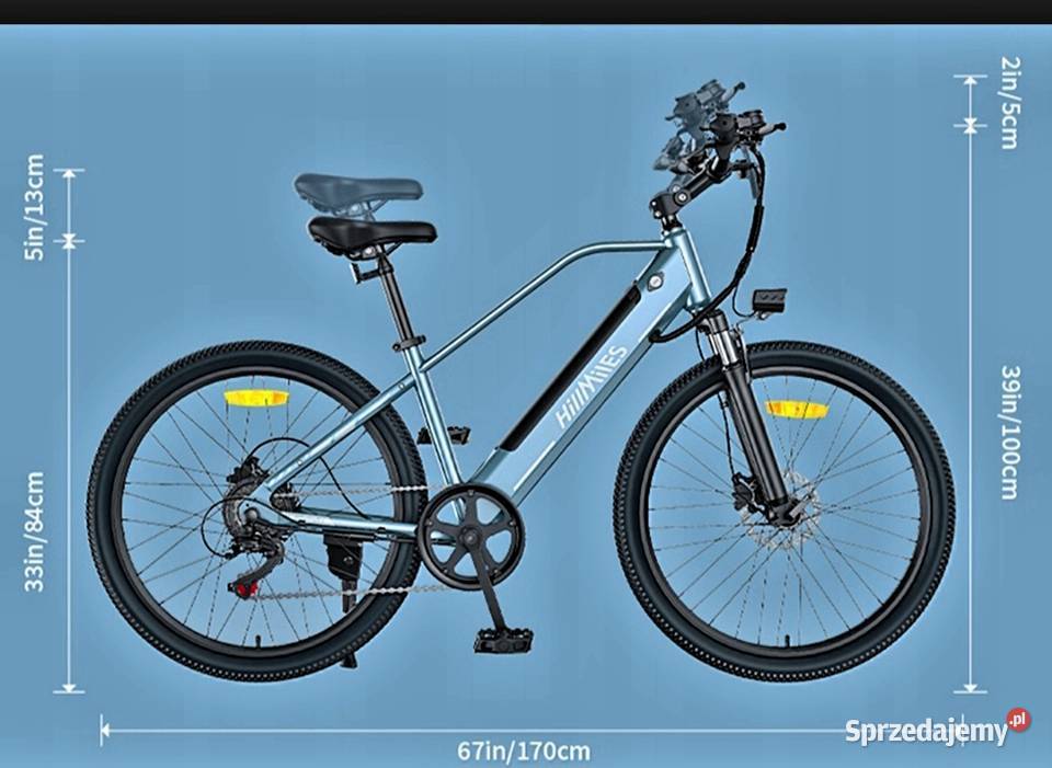 Rower elektryczny górski miejski 250w NOWY Gołkowice Dolne