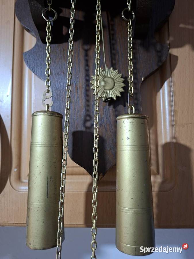 Holenderski zegar z fazami księżyca ścienny podkarpackie