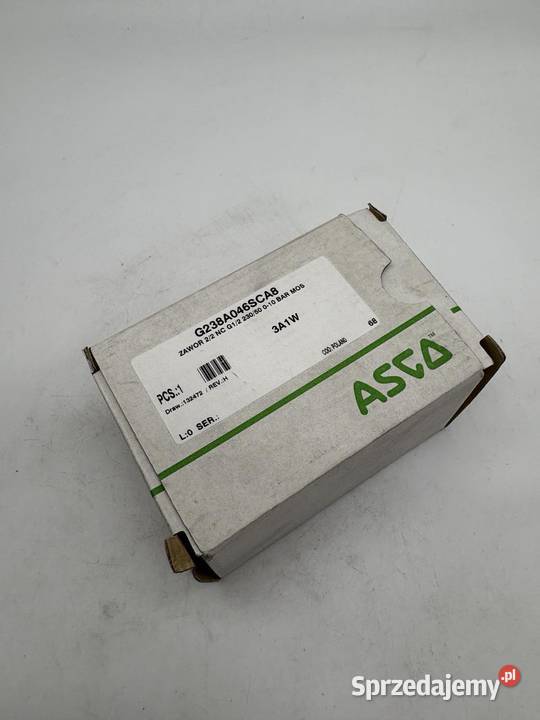 Asco G238A046SCA8 Elektrozawór mazowieckie Warszawa sprzedam