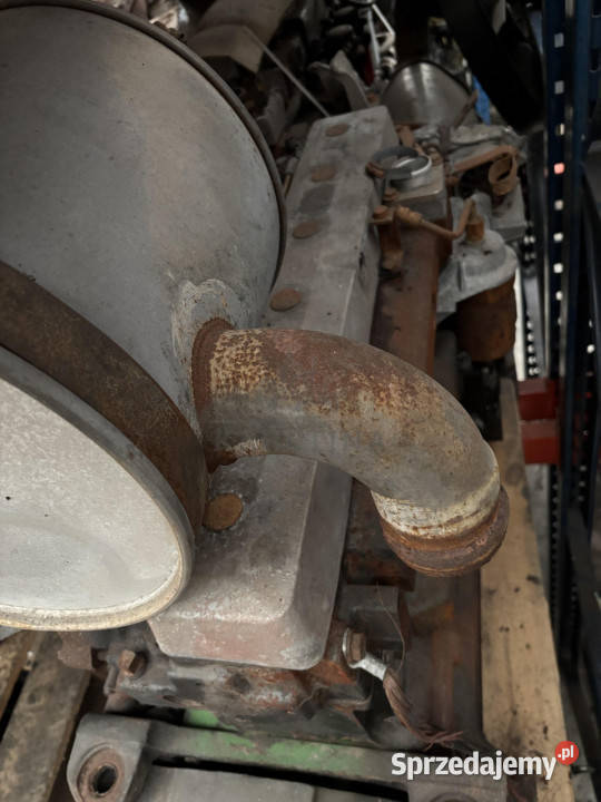 John Deere 6920 6068HLA73 AL113911 Silnik Tłumik wielkopolskie Jastrzębniki