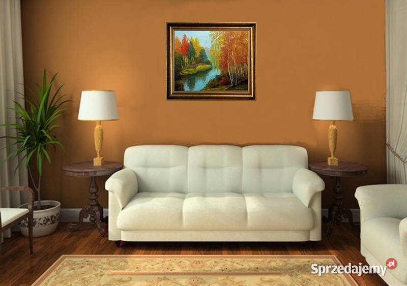 Obraz olejny Pejzaż jesienny Lublin sprzedam