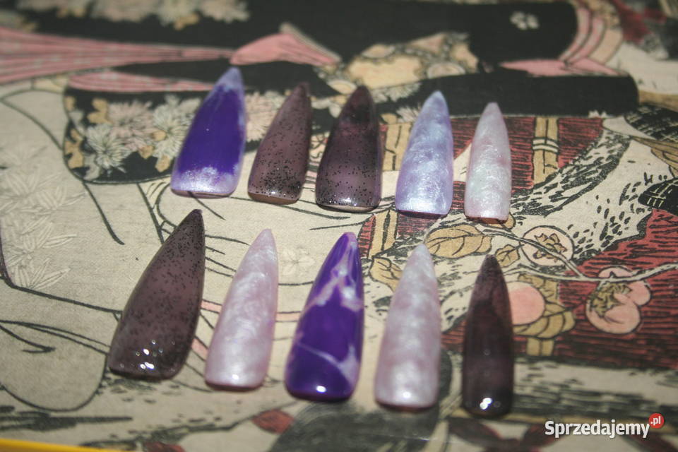 Handmade Press on nails classy avantgarde Białystok