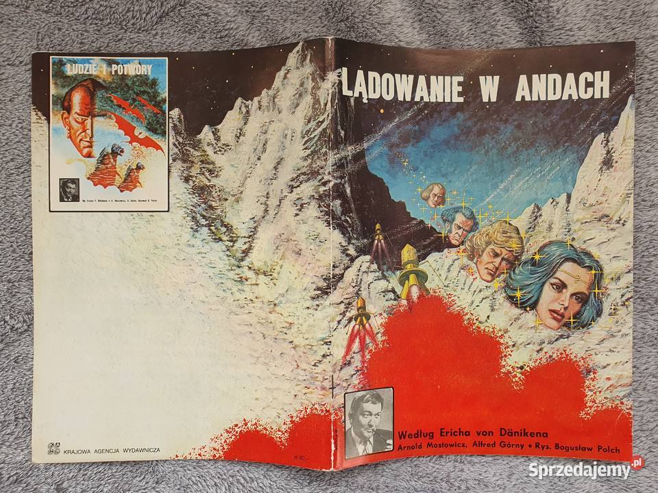 Lądowanie w Andach wydanie 1 1982 stan Polskie Gdynia