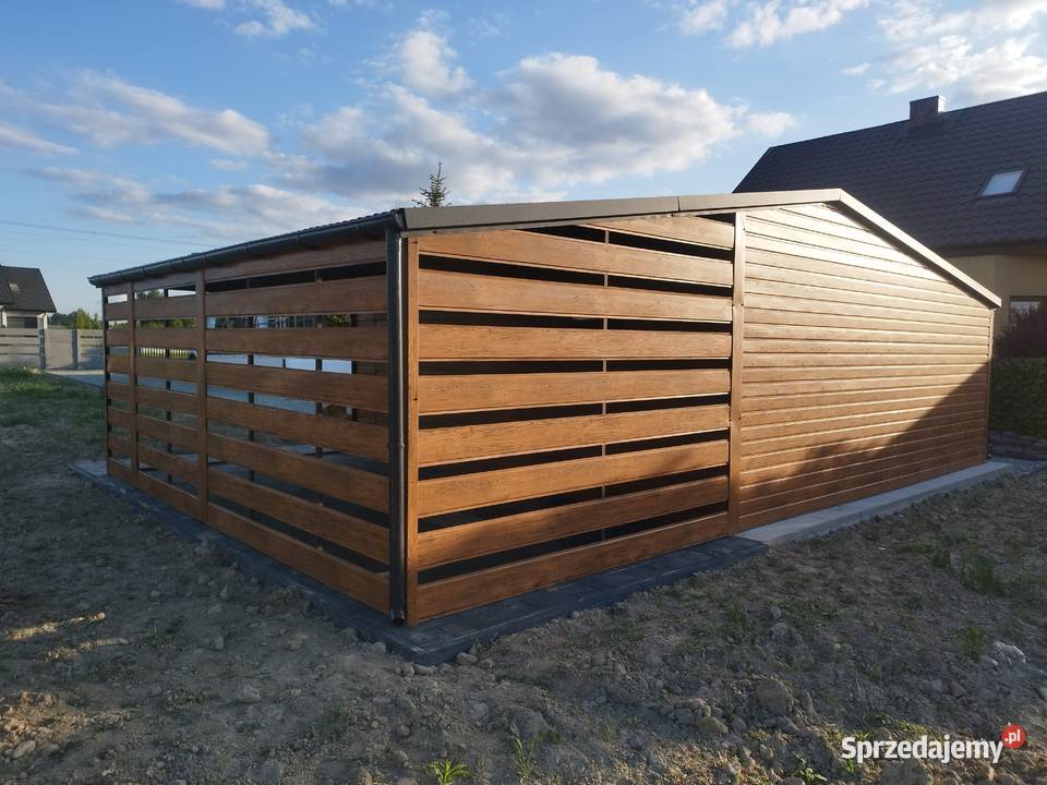 Garaż Blaszany Drewnopodobny 3x5 4x5 4x6 6x6 6x5 Gdynia sprzedam