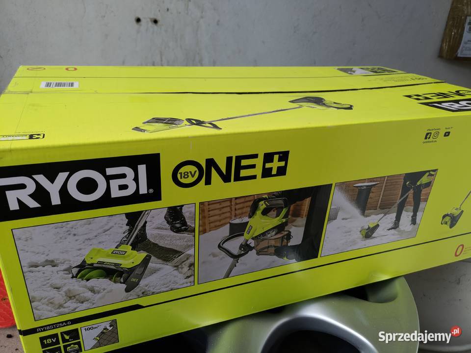 Łopata do śniegu elektryczna ryobi ry18st25a 18v Babienica sprzedam