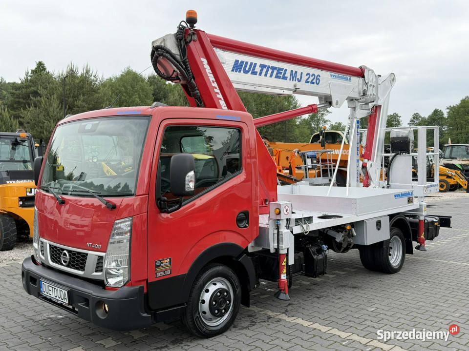 Nissan Cabstar Podnośnik Koszowy 226m Zwyżka Nissan Nissan Widełki
