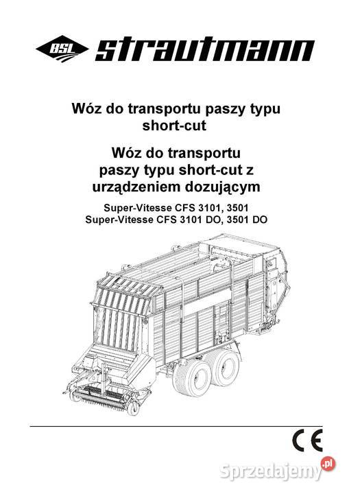 Strautmann Instrukcja katalog vitesse 3101 3501 wielkopolskie Szamotuły