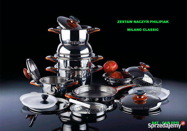 ZESTAW NACZYŃ PHILIPIAK MILANO CLASSIC Pajęczno
