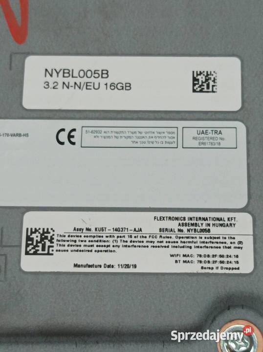 MODUŁ KU5T14G371AJA Ford Tourneo Courier I 2014 sprzedam