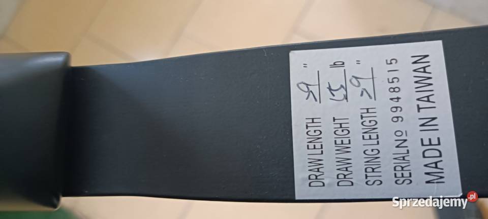 Łuk bloczkowy 60 lbs zestaw strzały