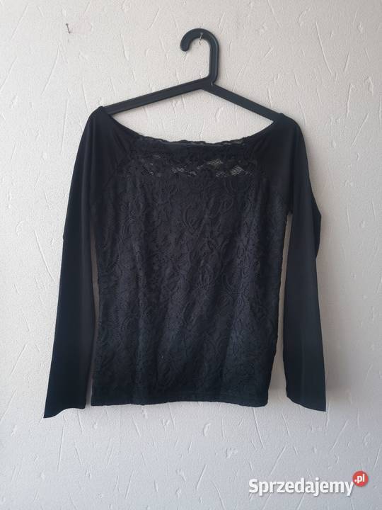 Koszulka z długim rękawem czarny Kraków