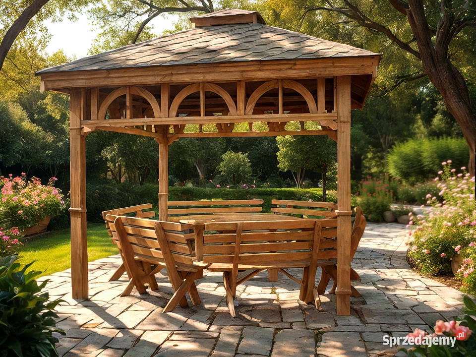 ALTANA 6 DREWNIANA KWADRATOWA 3x3 OGRODOWA śląskie