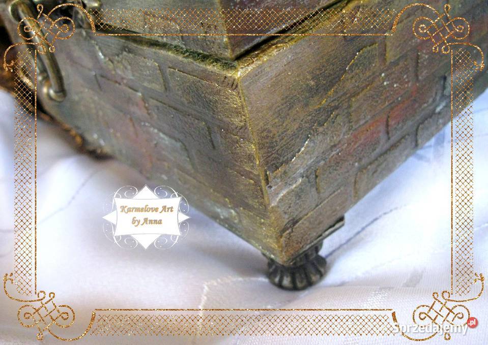 Szkatułka na biżuterię rękodzieło sprzedam