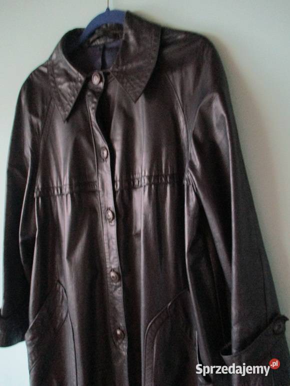 Płaszcz damski ERICSON skórzany 42 44 płaszcz Łódź