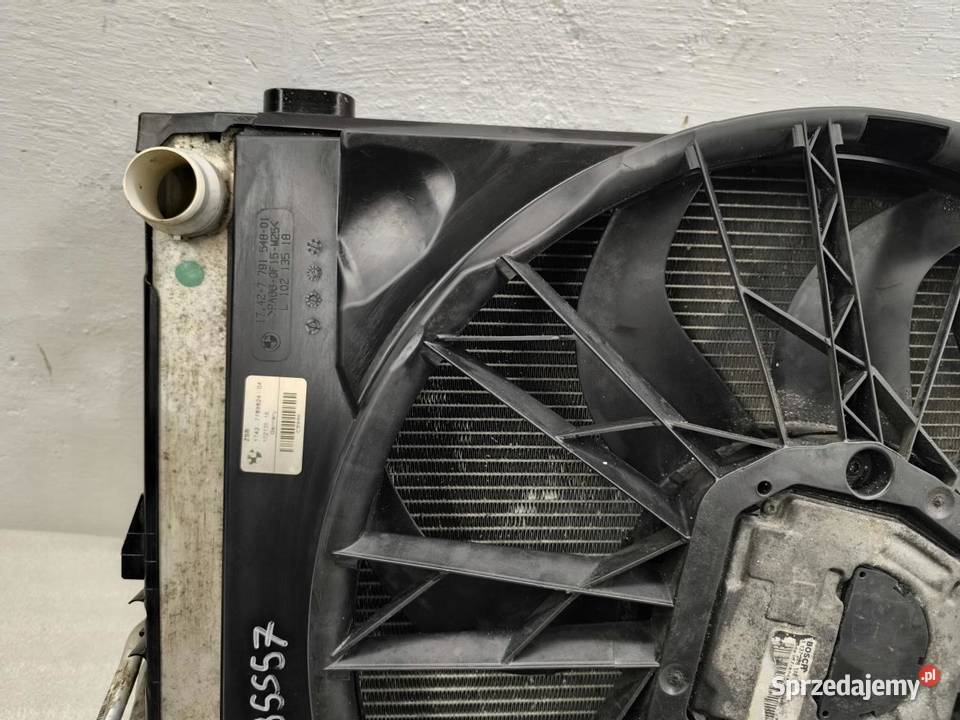 KOMPLET CHŁODNIC WENTYLATOR BMW E61 25D 7789824 sprzedam