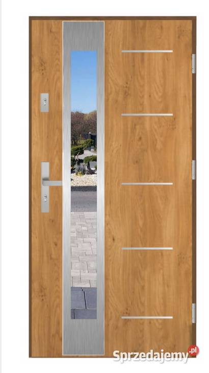 Drzwi wejściowe zewnętrzne 55 PLI20 INOX Ciemniewo