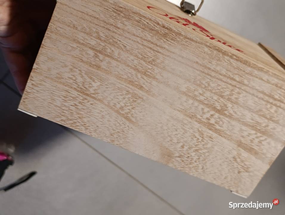 pudełko dekoracje old spice drewno skrzyneczka