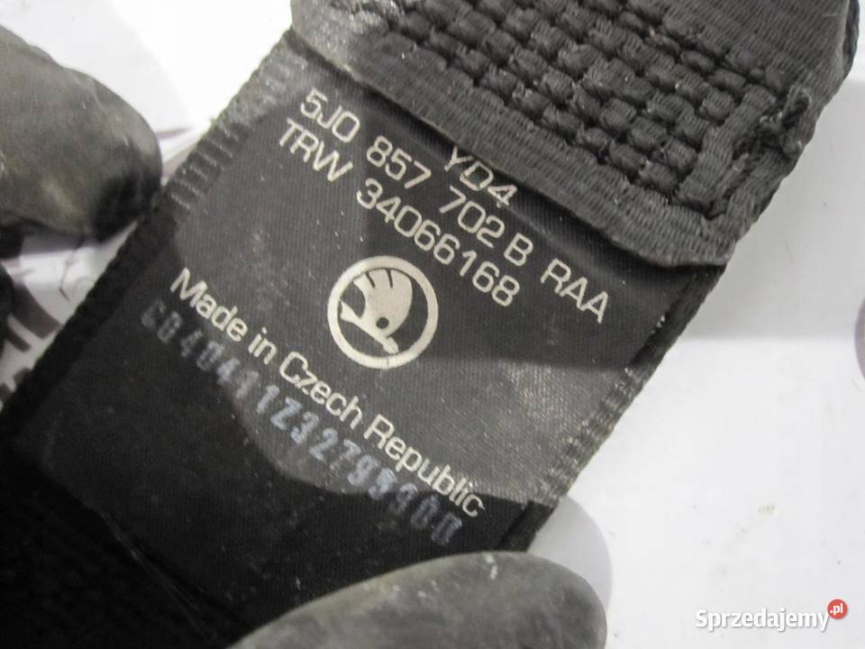 SKODA ROOMSTER LIFT 11r pas bezpieczeństwa prawy sprzedam