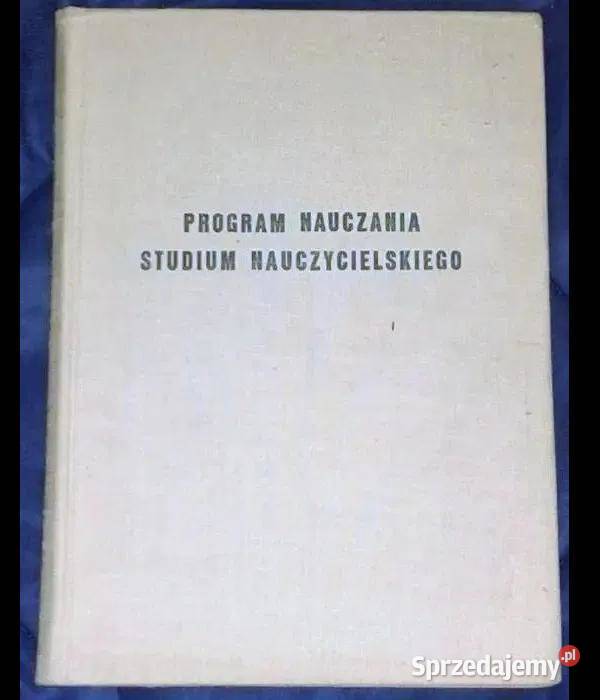Program nauczania studium nauczycielskiego