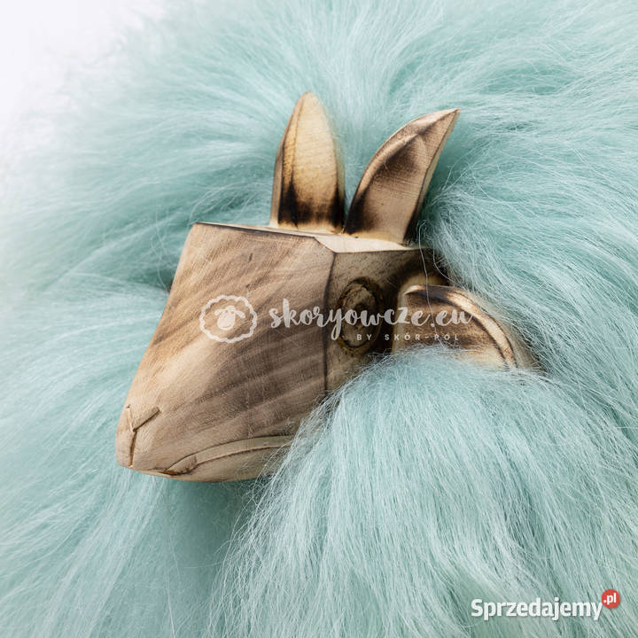 Krzesło baranek dekoracyjny miętowy małopolskie