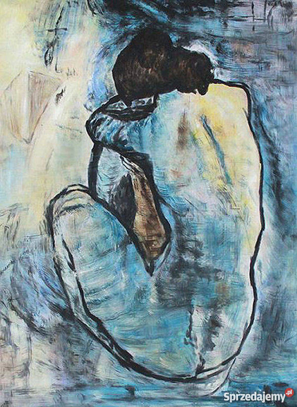 Obraz olejny Niebieski akt Pablo Picasso ręcznie Warszawa