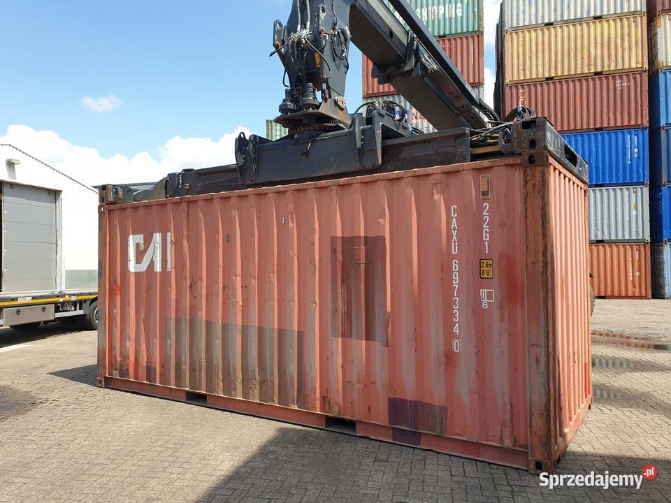 Kontener morski magazynowy 20DV 6 metrowy wielkopolskie Leszno sprzedam